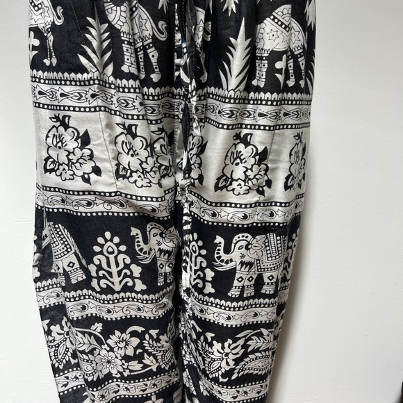 Unisex handmade boho hippie aladdin alibaba harem yoga pants one size women men - Picture 4 of 5